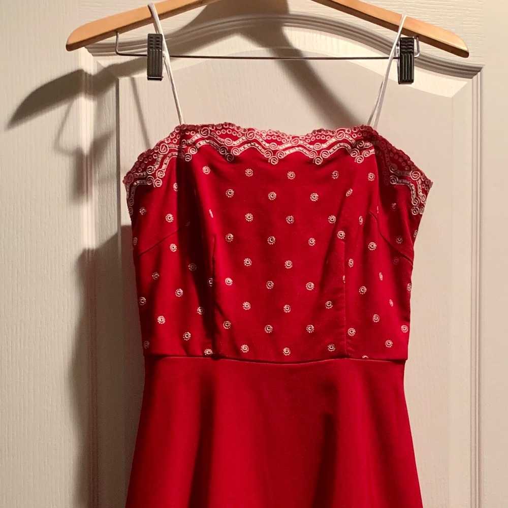 Red dress